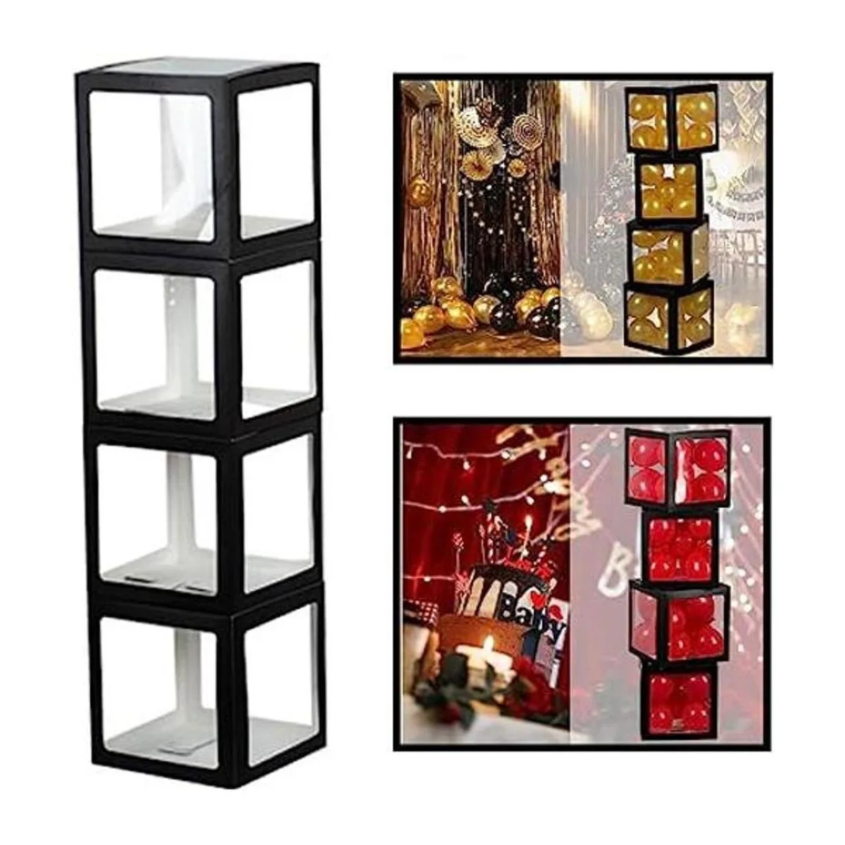 Aimto Cajas de globos transparentes para decoración de_1