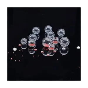 PH PandaHall 200 mini globos de cristal 4 tamaños