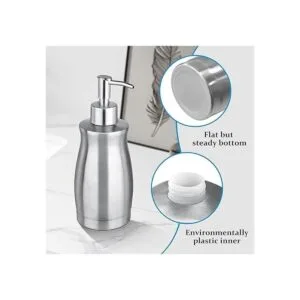 GLUBEE Dispensador de jabón botella única curvada de_5