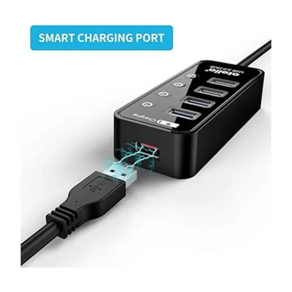 Atolla Hub USB 3.0 de 4 puertos con 4 puertos de datos_5