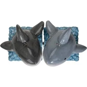 Pacific Giftware Sharks on The Sea Juego de salero y_3