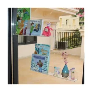 Estantes flotantes de acrílico para niños calcomanías