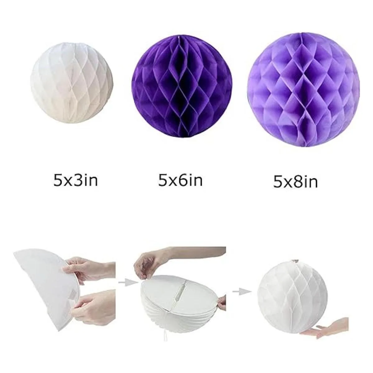 Daily Mall Pelotas de papel de 3.0 in 6.0 in 8.0 in_2