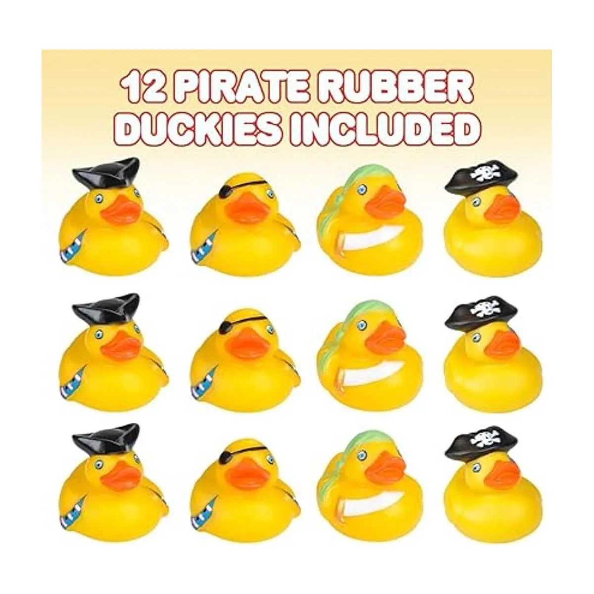 ArtCreativity Patos de goma pirata de 2 pulgadas paquete_2
