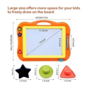 Tablero de dibujo magnético para niños y niñas tablero de_2