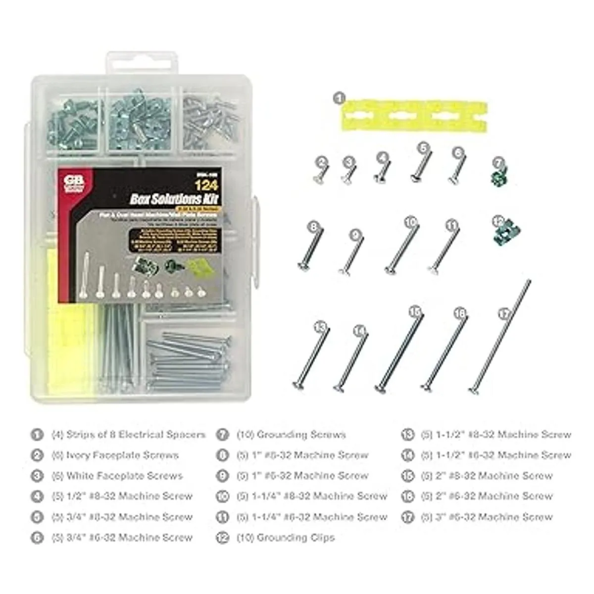 Gardner Bender Kit de soluciones de caja de salida BSK100_5