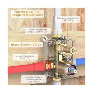 SunCleanse Sistema de regadera juego completo de grifo de_5