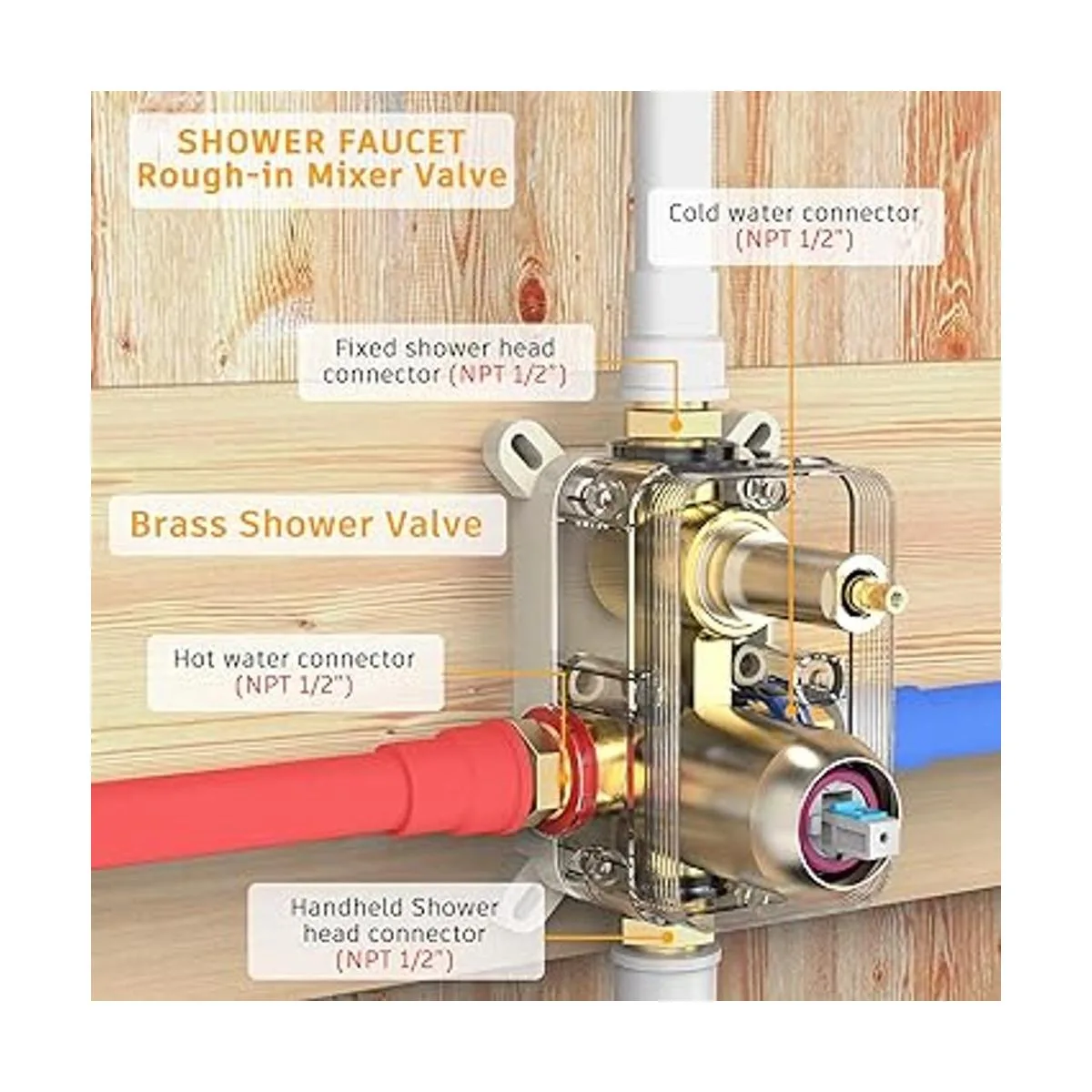 SunCleanse Sistema de regadera juego completo de grifo de_5