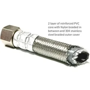 Shark Industrial Manguera trenzada de acero inoxidable de_4