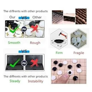 Juego de ajedrez chino magnético de 19 x 19 15 pulgadas_5