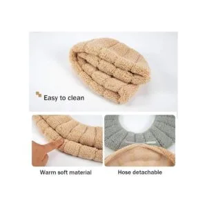 Clarmonde Funda de cojín gruesa para asiento de inodoro