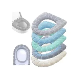 Clarmonde Funda de cojín gruesa para asiento de inodoro