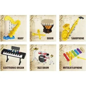 FUN LITTLE TOYS Juego de 12 cajas de mini bloques de_2