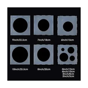 Auihiay Cubo de plástico plegable de 2 a 10 pulgadas_4