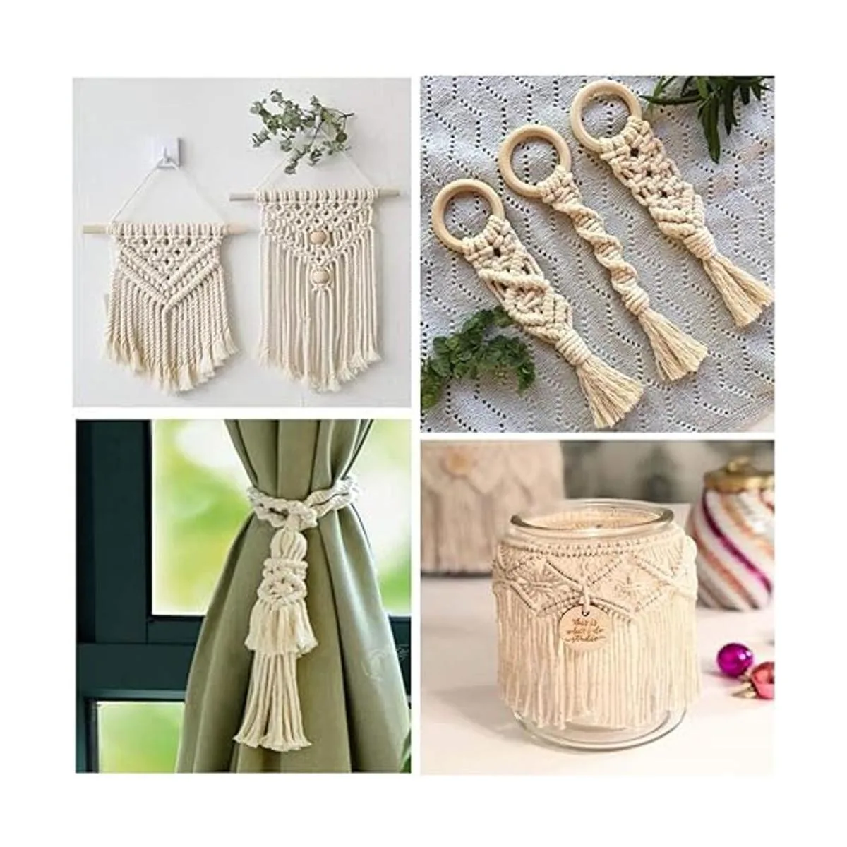 Kits de macramé para adultos principiantes con cuentas de_6
