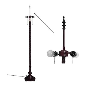 Bieye SS008 Lampshade Support with Finial for Tiffany_3