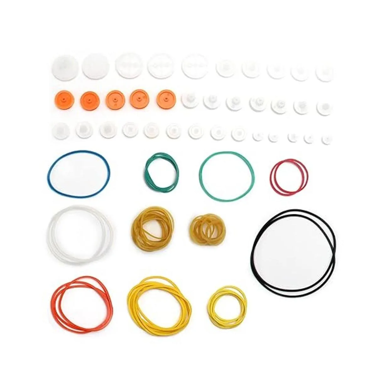 Fielect Juego de engranajes de plástico de 84 tipos_4