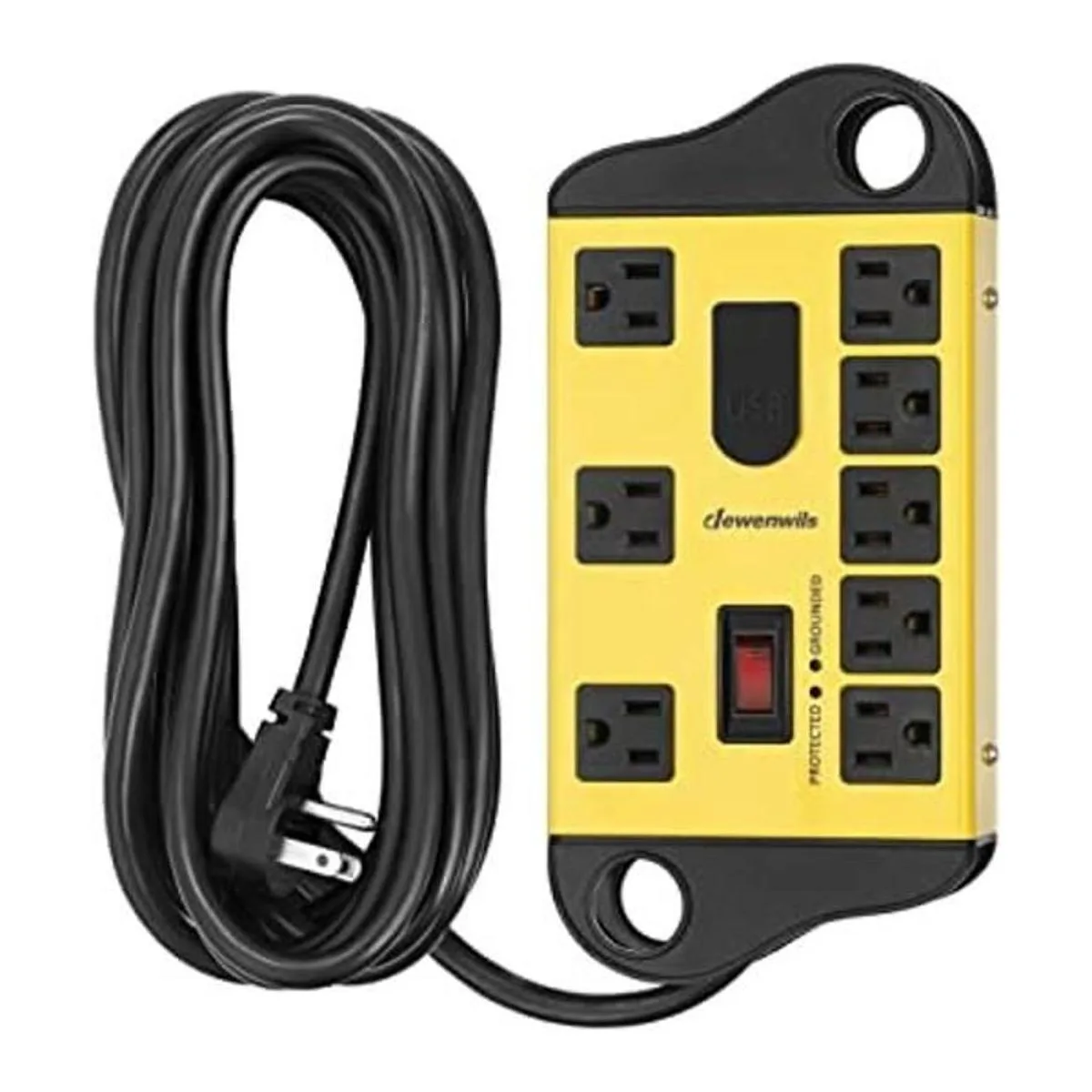 DEWENWILS Protector de sobretensiones de metal de 8_1