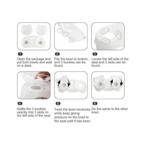 MILIFUN Cuencos para gatos cuencos de comida para gatos_6