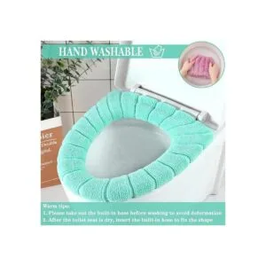 Clarmonde Funda de cojín gruesa para asiento de inodoro