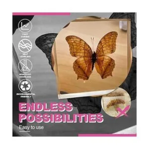 Kit de resina epoxi transparente de 1 galón para_3