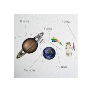 Calcomanías adhesivas de pared para sistema solar