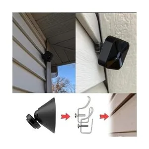 Paquete de 12 ganchos de vinilo para cámara de exterior_3