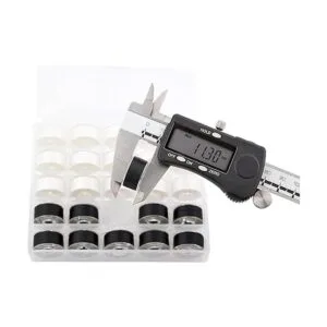 Simthread 25 hilos de bobina preenrollada color negro_4