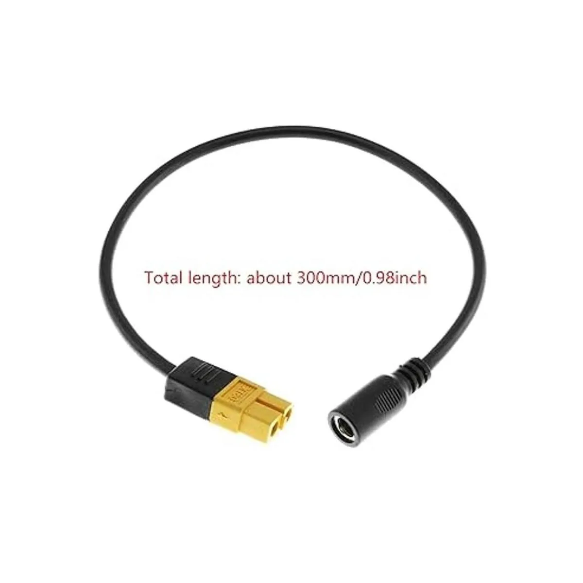 DGZZI XT60 Cable adaptador de cable XT60 a CC 0.217 in x_2