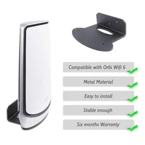 Soporte de pared de metal para Orbi Whole Home TriBand_3