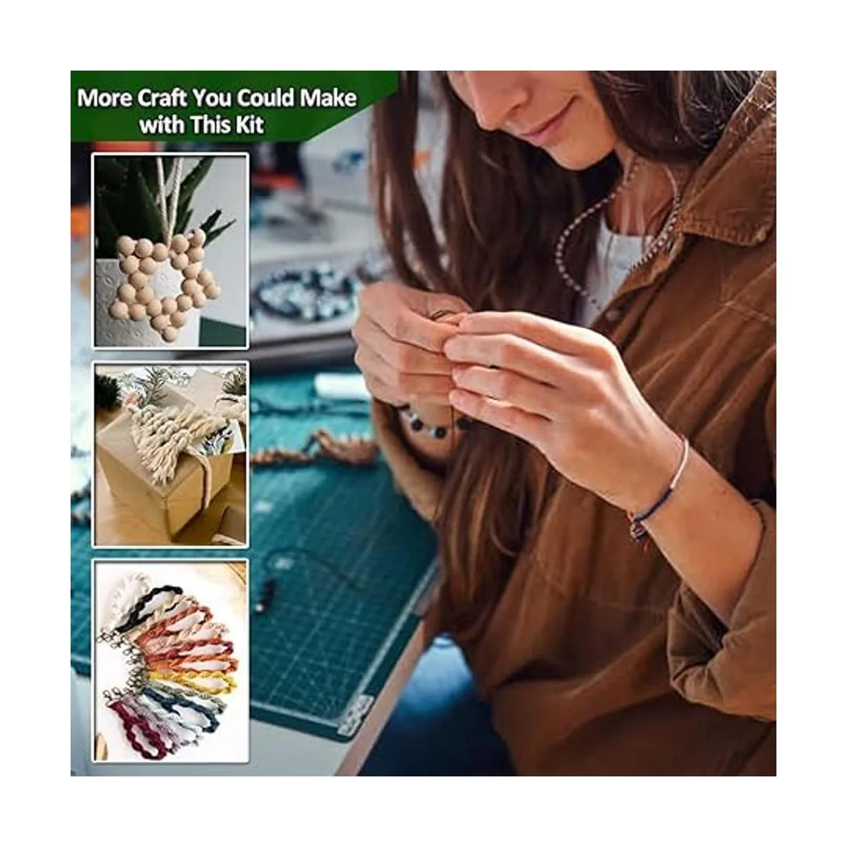 Kits de macramé para adultos principiantes con cuentas de_3