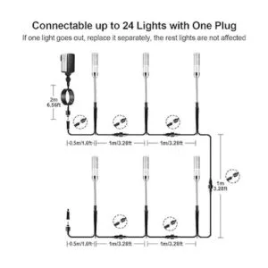 GreenClick Luces de camino para exteriores paquete de 6_4