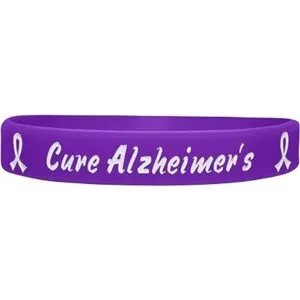 Pulsera con texto Fight Like a Girl I Wear Purple for The_4