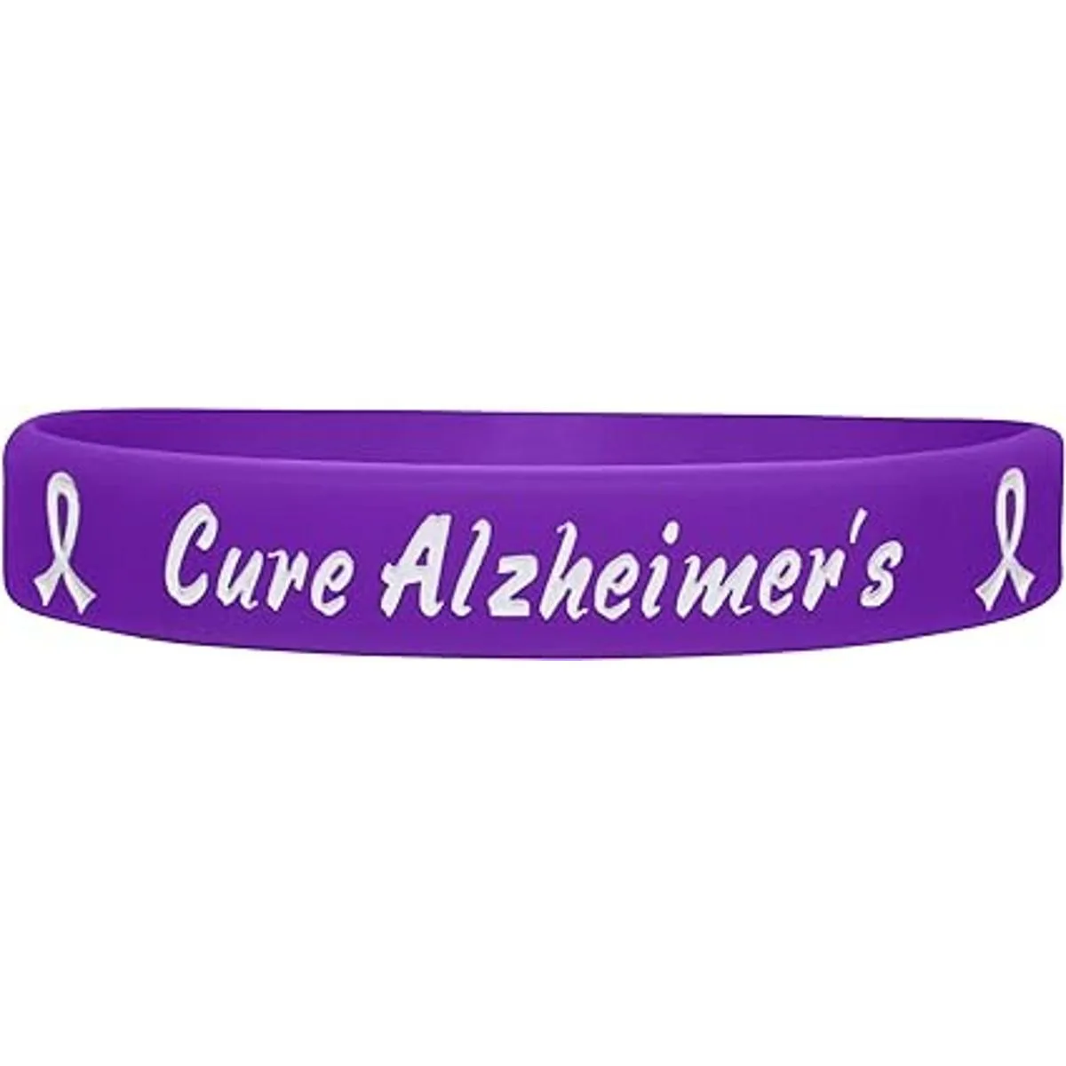 Pulsera con texto Fight Like a Girl I Wear Purple for The_4