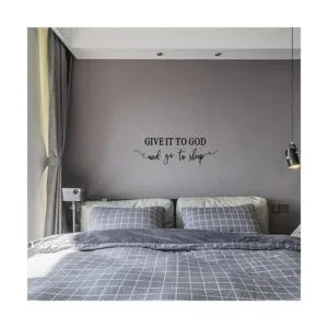 Dar it to God go to Sleep Vinilo tallado letras_4