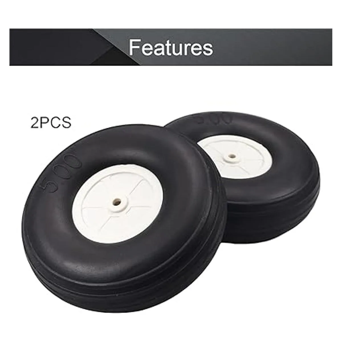 Fielect Juego de neumáticos y ruedas de 5 pulgadas modelo_3