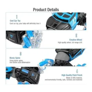 Powerextra Coche de acrobacias a control remoto 4WD 2.4_3