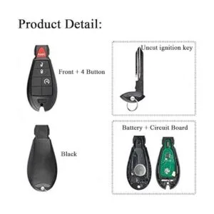 BestRemotes Mando a distancia de entrada sin llave para_3