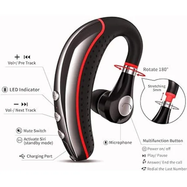 Auriculares Bluetooth inalámbricos v5.0 Business_2