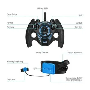 Powerextra Coche de acrobacias a control remoto 4WD 2.4_6