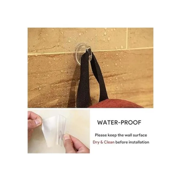 Laigoo Gancho adhesivo para pared transparente