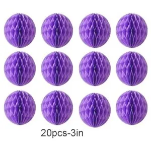 20 bolas de flores de panal de abejas para fiestas bolas_2