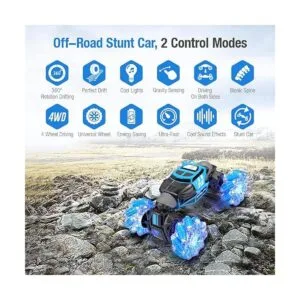 Powerextra Coche de acrobacias a control remoto 4WD 2.4_5