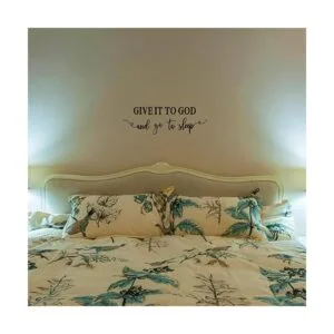 Dar it to God go to Sleep Vinilo tallado letras_3