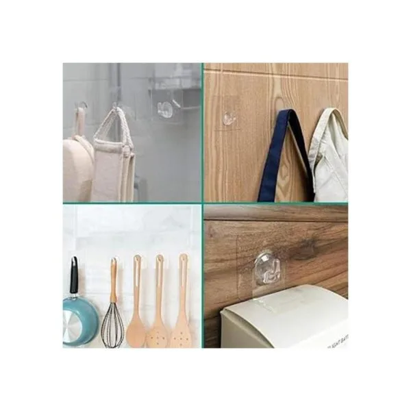 Laigoo Gancho adhesivo para pared transparente