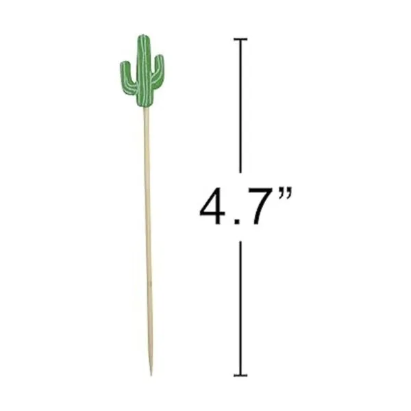 Púas de cóctel tropicales 200 piezas surtidas de_5