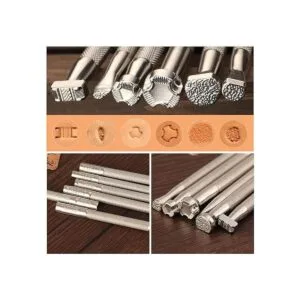 Herramientas de estampado de cuero kit de herramientas de