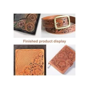 Herramientas de estampado de cuero kit de herramientas de