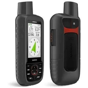 TUSITA Funda para Garmin GPSMAP 66i silicona color negro_1