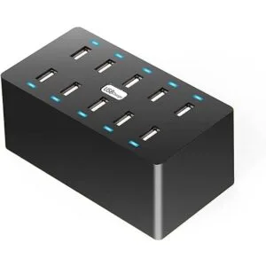 Cargador de pared de 10 puertos cargador rápido USB de_1